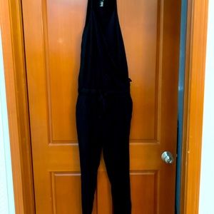 V neck jumpsuit black